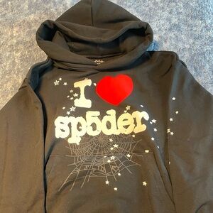 I Heart Sp5der Hoodie I love Spider Hoodie Small
